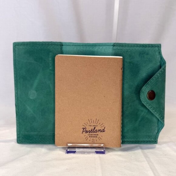 Portland Leather, Snap Journal (Small), Green Brushed Leather, BNNU - Picture 3 of 7